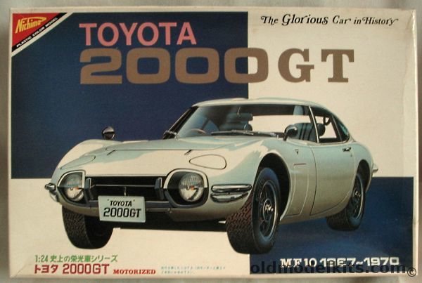 Nichimo 1/24 1967-1970 Toyota 2000 GT MF10 - Motorized, HC2407 plastic model kit